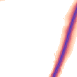 Night-time road noise heatmap for EX2 7AT