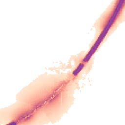 Night-time road noise heatmap for EX2 7EB