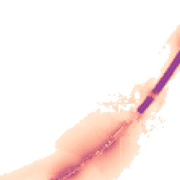 Night-time road noise heatmap for EX2 7EN