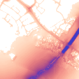 Daytime road noise heatmap for EX2 7ES