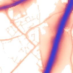 Daytime road noise heatmap for EX2 7FF