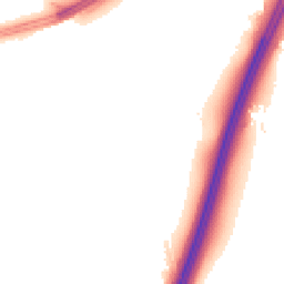 Night-time road noise heatmap for EX2 7FF