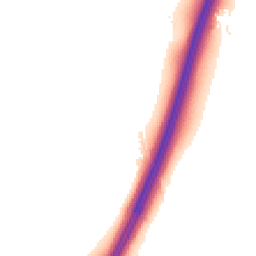 Night-time road noise heatmap for EX2 7FN