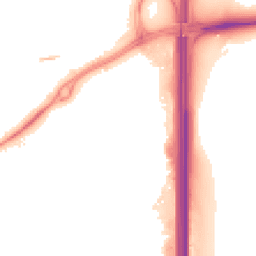 Night-time road noise heatmap for EX2 7JD