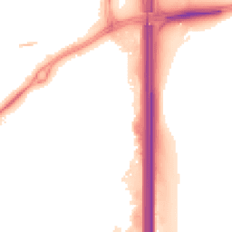 Night-time road noise heatmap for EX2 7JG