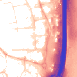 Daytime road noise heatmap for EX2 7LA