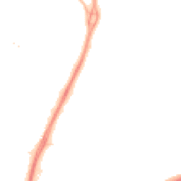 Night-time road noise heatmap for EX2 7PB