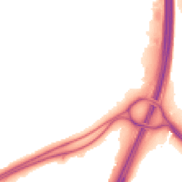Night-time road noise heatmap for EX2 7PP
