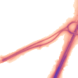 Night-time road noise heatmap for EX2 7RS