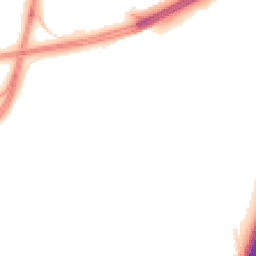 Night-time road noise heatmap for EX2 7SE