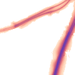 Night-time road noise heatmap for EX2 7SZ