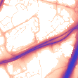 Daytime road noise heatmap for EX2 7TH