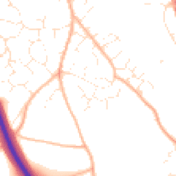 Daytime road noise heatmap for EX2 8FT