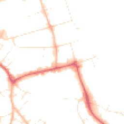 Daytime road noise heatmap for EX2 8GS
