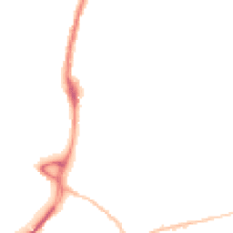 Night-time road noise heatmap for EX2 8LN