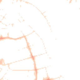 Daytime road noise heatmap for EX2 8NY