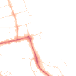 Daytime road noise heatmap for EX2 8QF