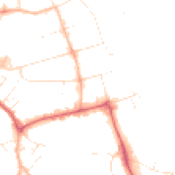 Daytime road noise heatmap for EX2 8QQ