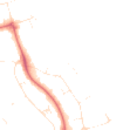 Daytime road noise heatmap for EX2 8QW