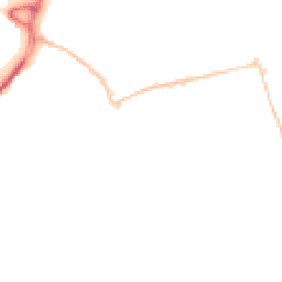 Night-time road noise heatmap for EX2 8RS