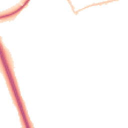 Night-time road noise heatmap for EX2 8TX