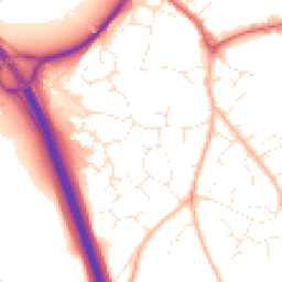 Daytime road noise heatmap for EX2 8UL