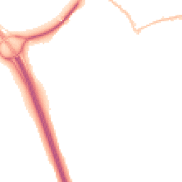Night-time road noise heatmap for EX2 8UL