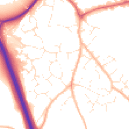 Daytime road noise heatmap for EX2 8UN