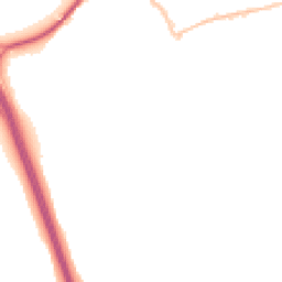 Night-time road noise heatmap for EX2 8UN