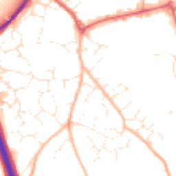 Daytime road noise heatmap for EX2 8XJ