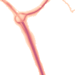 Night-time road noise heatmap for EX2 8YT
