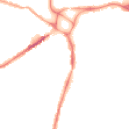Night-time road noise heatmap for EX2 9AA