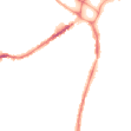 Night-time road noise heatmap for EX2 9AJ