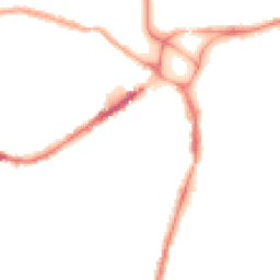 Night-time road noise heatmap for EX2 9AQ