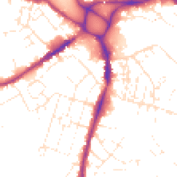 Daytime road noise heatmap for EX2 9ER