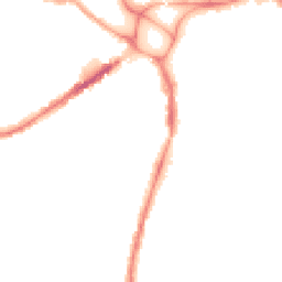 Night-time road noise heatmap for EX2 9ER