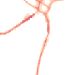 Night-time road noise heatmap for EX2 9EU