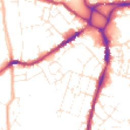 Daytime road noise heatmap for EX2 9FG
