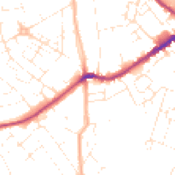 Daytime road noise heatmap for EX2 9HP