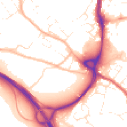 Daytime road noise heatmap for EX2 9JD