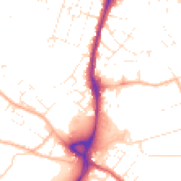 Daytime road noise heatmap for EX2 9LB