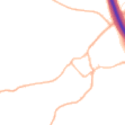 Daytime road noise heatmap for EX2 9QH