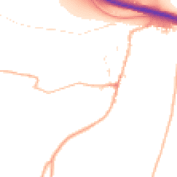 Daytime road noise heatmap for EX2 9SA