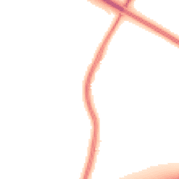 Night-time road noise heatmap for EX2 9SJ