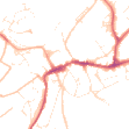 Daytime road noise heatmap for EX20 1AN