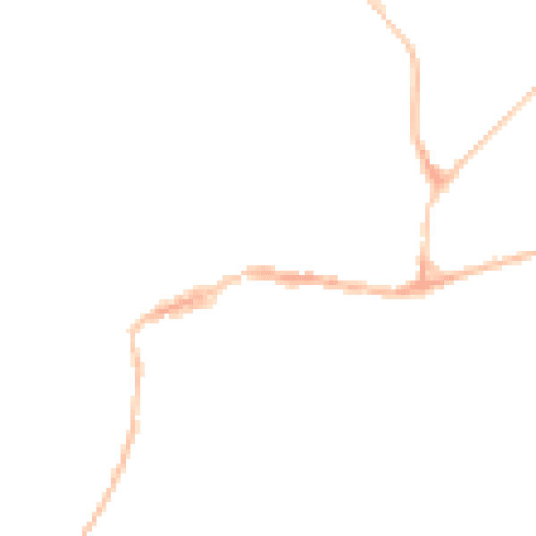 Night-time road noise heatmap for EX20 1AS