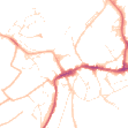 Daytime road noise heatmap for EX20 1AW