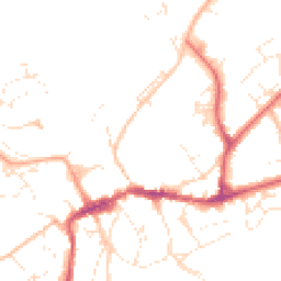 Daytime road noise heatmap for EX20 1BB