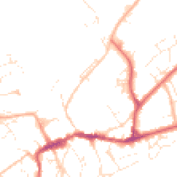 Daytime road noise heatmap for EX20 1BE