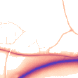 Daytime road noise heatmap for EX20 1BG